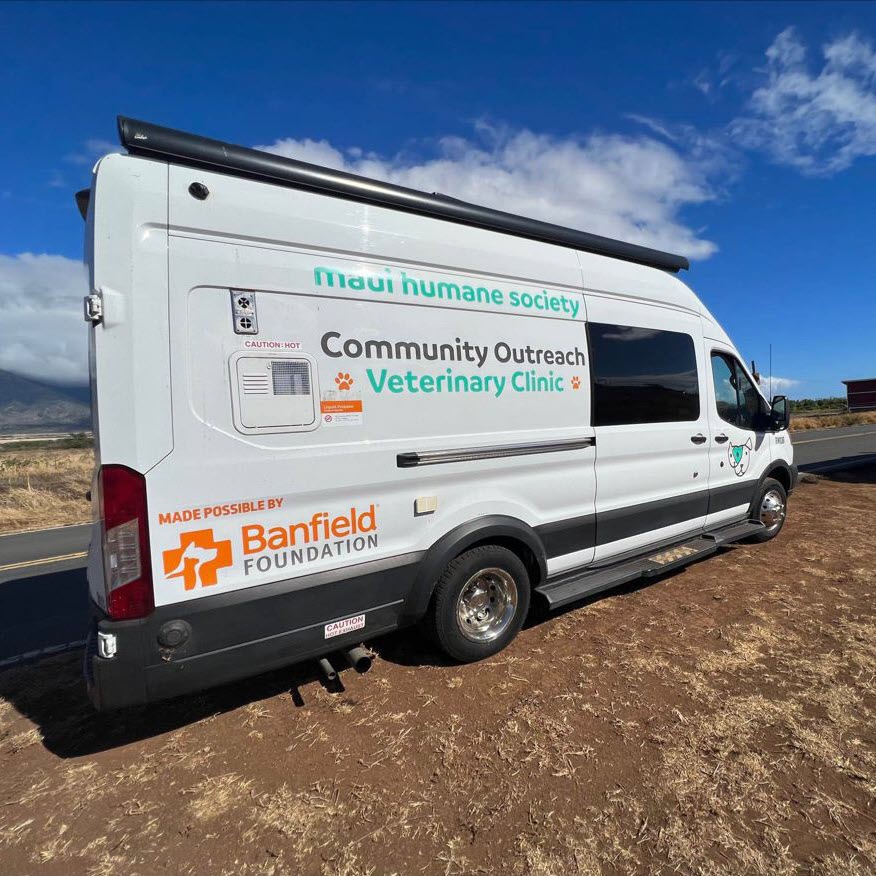 A Banfield Mobile Van